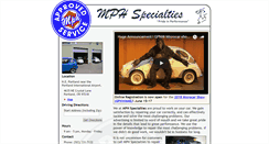 Desktop Screenshot of mphspecialties.com